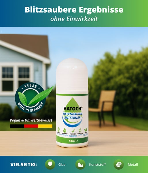 HATOCH Tiefengrundentferner, vegan und umweltbewusst, hergestellt in Deutschland
