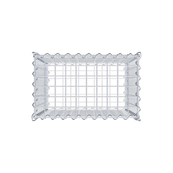 Gabione 50 cm x 50 cm x 30 cm (L x H x T), Maschenweite 5 cm x 5 cm, Spirale