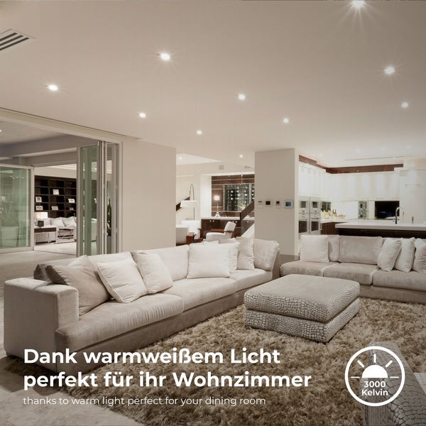 Weiße Steckdosenleuchte für den Innenbereich