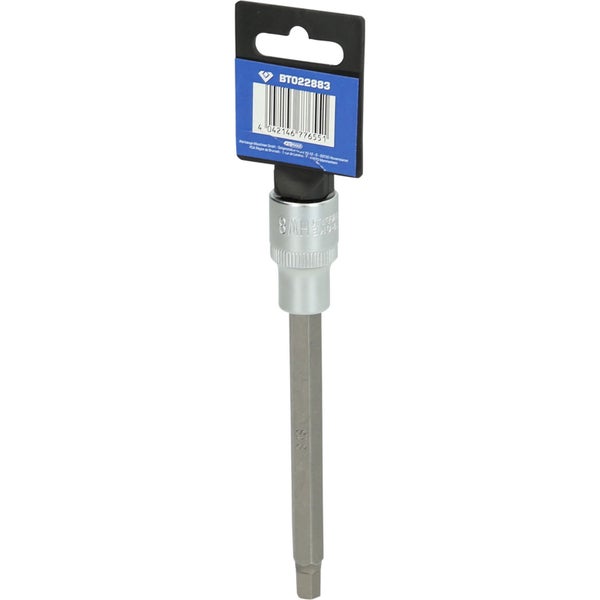 BRILLIANT TOOLS 1/2 Innensechskant Bit-Stecknuss 140 mm lang 8 mm - BT022883