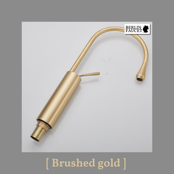Berlin Faucet Einhebel Küchenarmatur in gebürstetem Gold Design