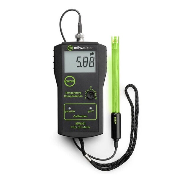 Milwaukee MW101 Pro pH-Messgerät – Professionelles, langlebiges Testgerät für Pflanzenzucht & Hydrosysteme