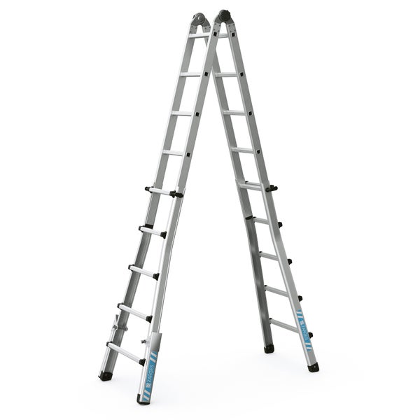 Aluminium Klappleiter im A-Zustand
