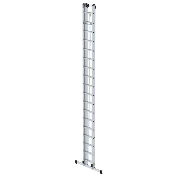PROREGAL Sprossen-Seilzugleiter 2-Teilig mit Standard-Traverse 2 x 18 Sprossen