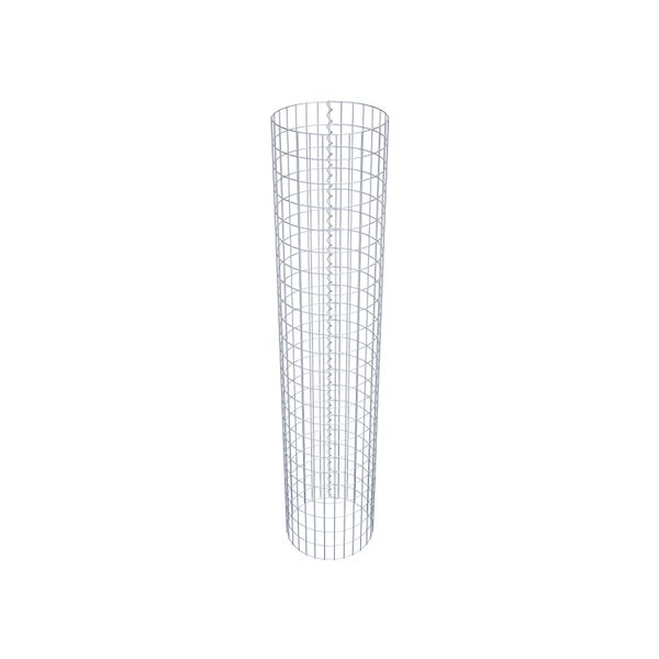 Gabionensäule Durchmesser 47 cm, MW 5 x 10 cm rund - Höhe: 2,30 m