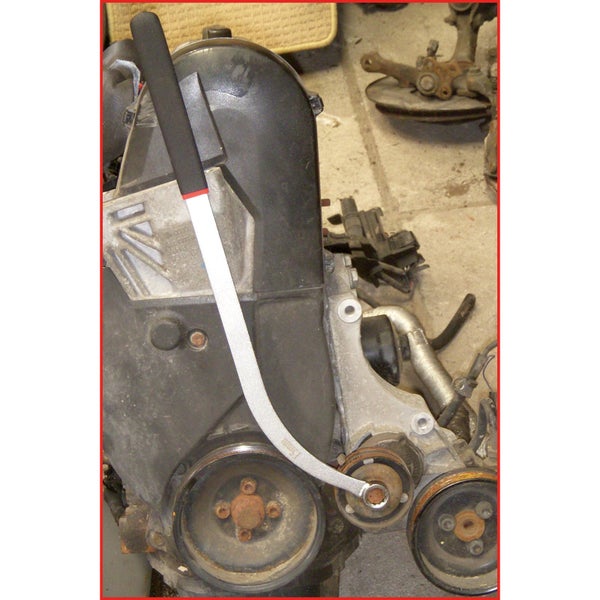 Satz von fünf gekröpften Ringschlüsseln in den Größen 13 mm, 15 mm, 16 mm, 17 mm und 19 mm mit Griffen