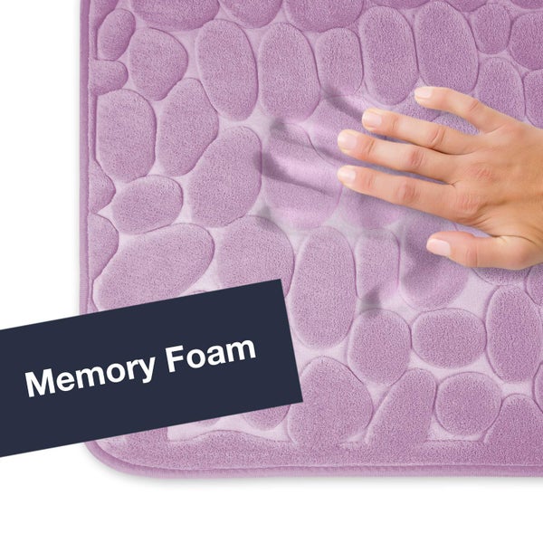 Badezimmerteppich mit Memory Foam und Hand