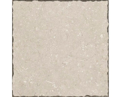 Feinsteinzeug Terrassenplatte Shellstone Broken Edge beige 60x60x2 cm