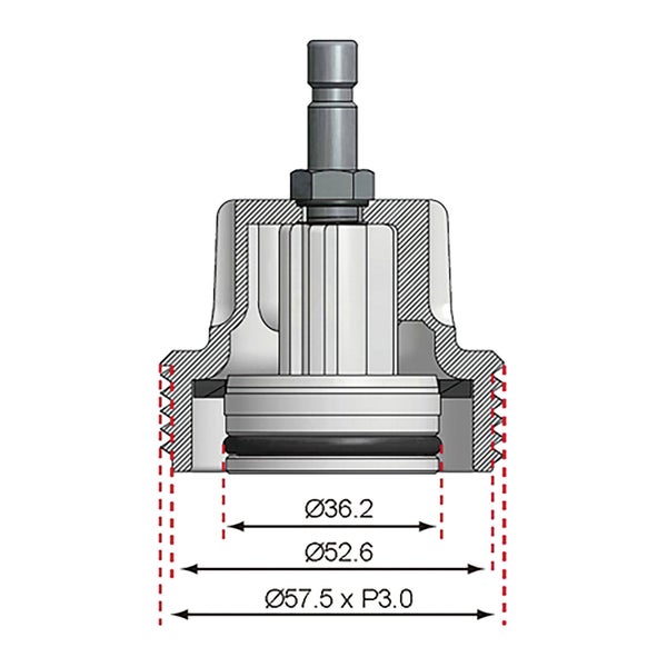 BGS Adapter Nr. 8 für Art. 8027 / 8098 für VW - 8027-8