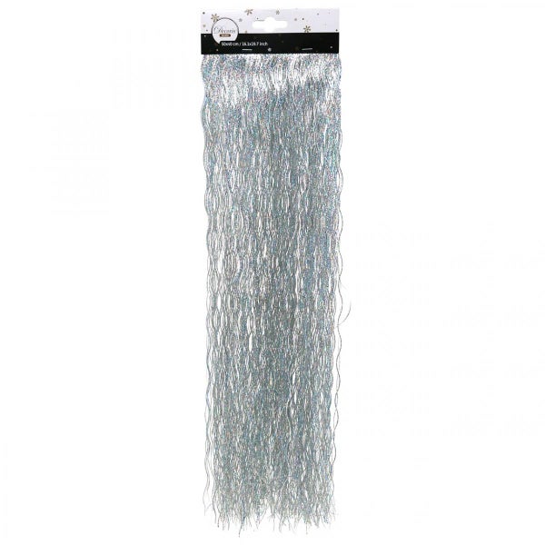 Lametta-Vorhang, 50x40 cm, glitzernde Dekoration für festliche Anlässe