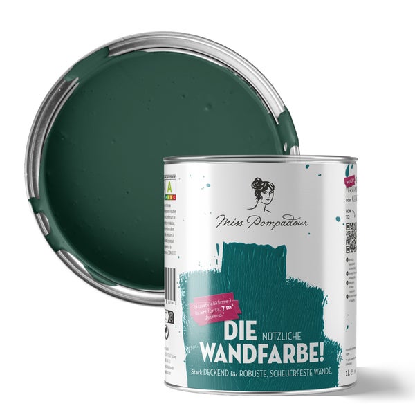 Farbeimer mit Wandfarbe