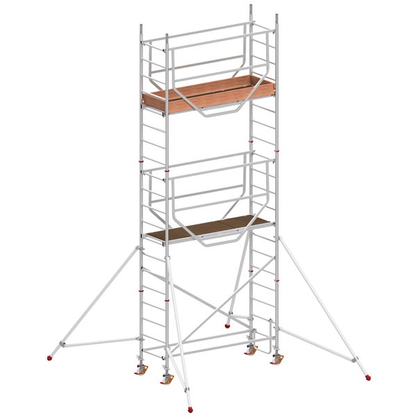 Stützrad für Baugerüst mit Spindel