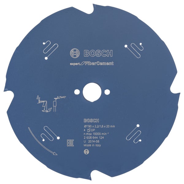 Bosch Kreissägeblatt Expert for Fibre Cement für Handkreissägen 190 x 20 x 2,2 mm 4 - 2608644124
