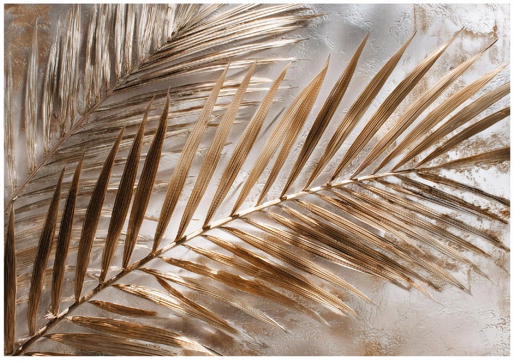 Dekoratives Blattmotiv für Wandgestaltung