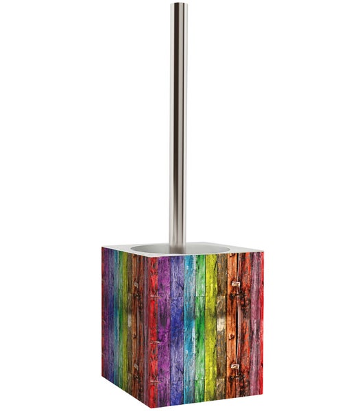 Seifenspender und WC Bürste Rainbow