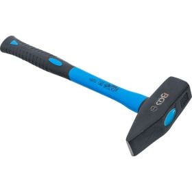 Schlosserhammer mit Stiel aus Glasfaser und rutschfestem Griff BGS Logo