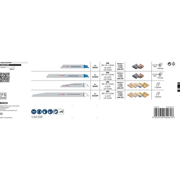 Bosch PRO Tough Box Demolition Blatt-Set 16-tlg. - 2607011822