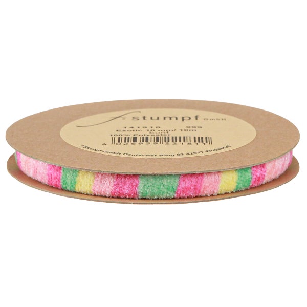 Dekoband auf Rolle, 10 Millimeter breit, 10 Meter lang