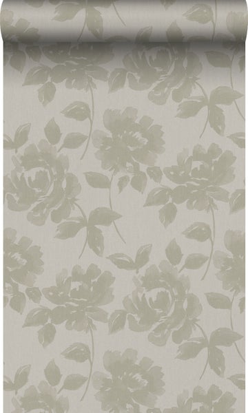 Origin Wallcoverings Tapete Rosen Hellbraun - 53 cm x 10.05 m - 347027