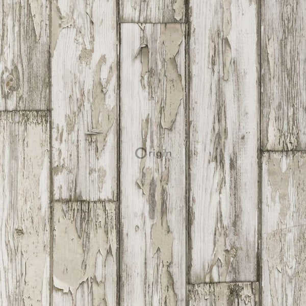 Origin Wallcoverings Tapete Holz-Optik Grau - 52 cm x 10,05 m - 307143