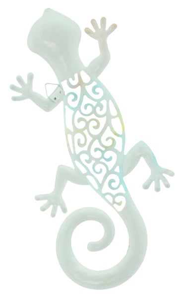 FRANK FLECHTWAREN | Gecko Rainbow, 16 x 1,5 x 31,5 cm, METALL