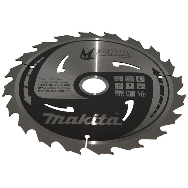 Makita M-FORCE Sägeblatt 235x30x20Z - B-31996