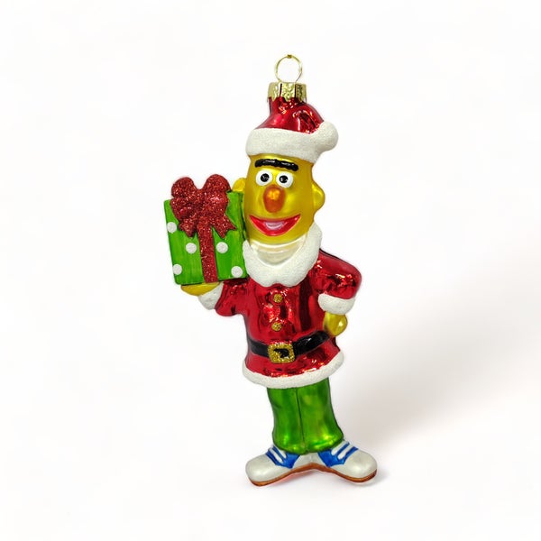 Sesamstraße Bert Weihnachtsbaumschmuck mit Geschenk