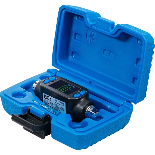 Digitaler Drehmomentschlüssel im blauen Koffer