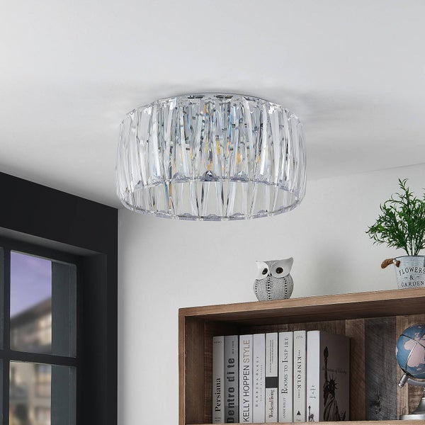 Lindby Deckenlampe Sofia (Modern) in Transparent (4 flammig, E14) - Deckenleuchte Lampe Wohnzimmerleuchte