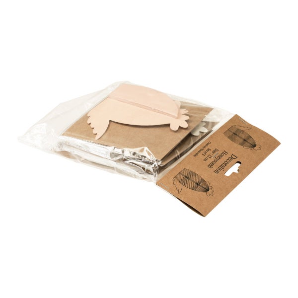 Waben Dekoration Set aus Holz