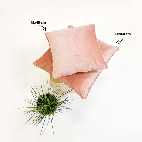 Finn Kissenbezug - Unifarben 60x60 cm, Rosa