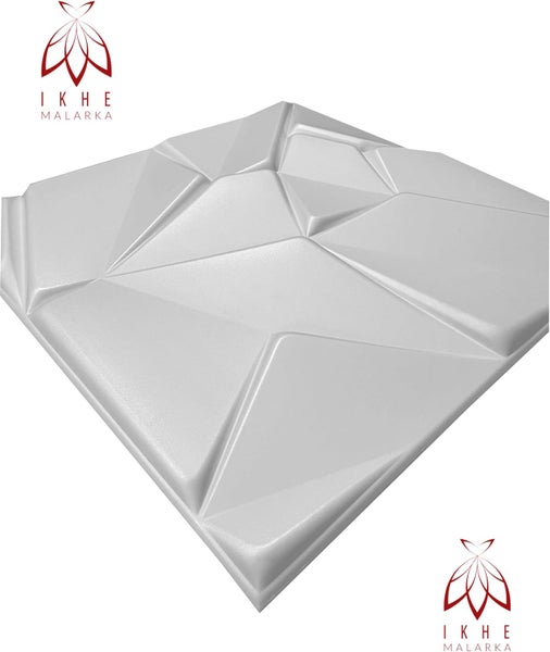 Polystyrol XPS Styropor 3D Paneelen Deckenpaneelen Dekoren 50x50cm 3mm stärke Merkur Weiß