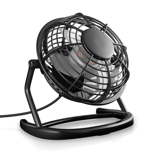 CSL Mini USB-Ventilator Tischventilator, stromsparend, ruhiger Lauf, 360° neigbar