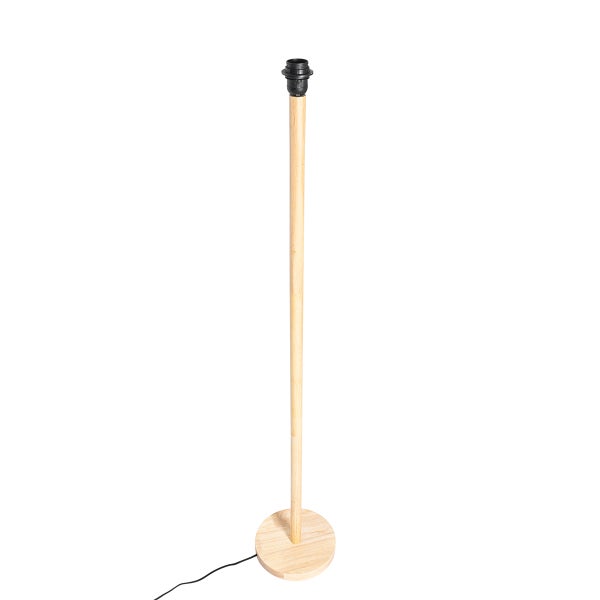 Stehleuchtengestell aus Holz mit Lampenfassung
