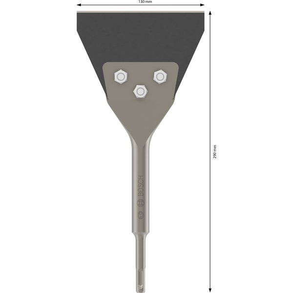 Bosch PRO SDS plus Floor Scraper 130 x 290 mm - 2608690610