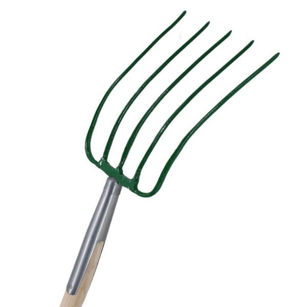 Kompostgabel (5 Zinken) mit T-Stiel (110 cm)