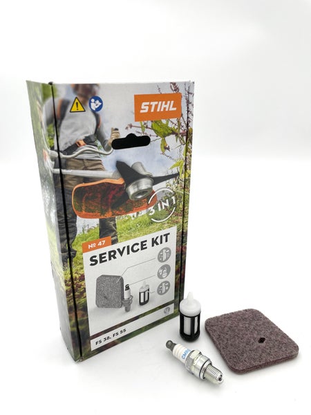STIHL Service Kit 47 FS 38 (STIHL 2-MIX Motor), FS 55 41400074103 Filter, Zündkerze 41400074103