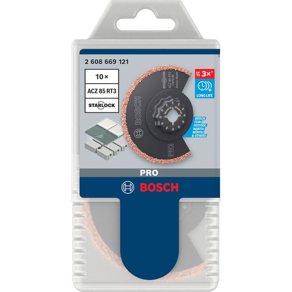 Bosch PRO ACZ 85 RT3 Blatt für Multifunktionswerkzeuge 85 x 2,5 mm - 2608669121