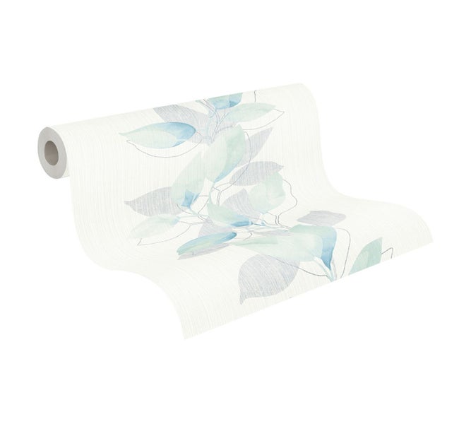 Tapetenrolle mit Blattmuster