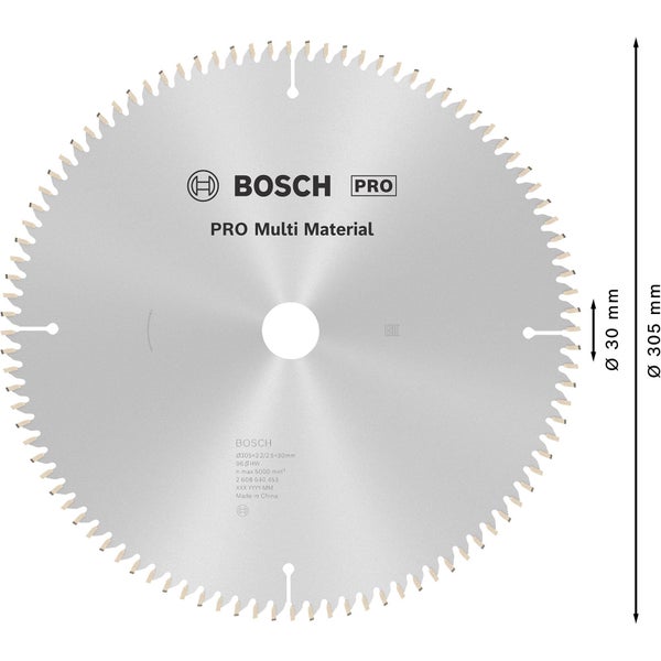 Bosch Pro Multi Material Kreissägeblatt