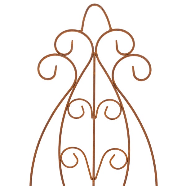 Dekoratives Gartenzaunelement aus Metall