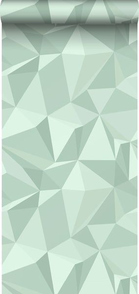 Sanders und Sanders Tapete 3D-Muster Mintgrün - 50 x 900 cm - 935274