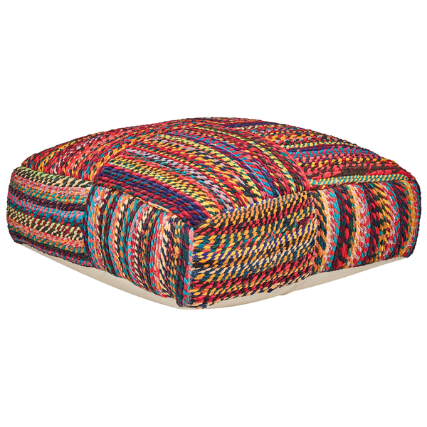 Pouf MEKHTAR Baumwolle Bunt 70 cm 70 cm 20 cm