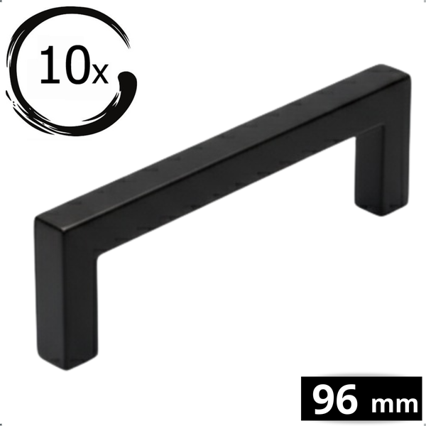 Schrankgriff aus Metall, 96 Millimeter, 10er-Pack