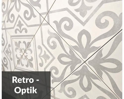 Fliesen mit Retro-Muster