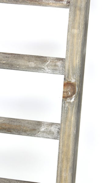 FRANK FLECHTWAREN | Dekoleiter Landhaus, HOLZ, 32 x 4 x 98 cm, ohne Deko