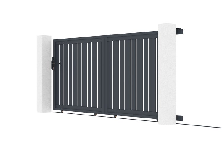 Schiebetor aus aluminium 3,5m VEYMONT 350C140