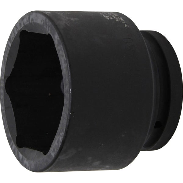 BGS Kraft-Steckschlüssel-Einsatz Sechskant Antrieb Innenvierkant 25 mm (1) SW 80 mm - 5880
