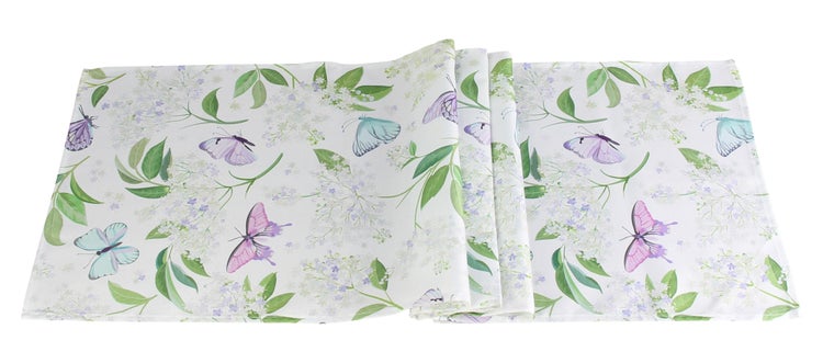 FRANK FLECHTWAREN | Tischläufer Papillon, POLYESTER, 40 x 140 cm