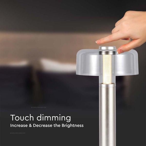 V-TAC VT-1049-M2 - Gold Rechargeable Table Lamps - Champagner - IP20 - 1W - 100 Lumen - 3000K